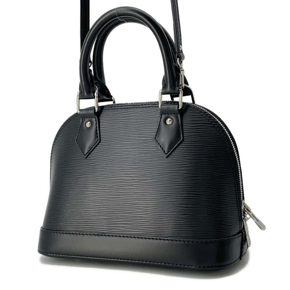 Louis Vuitton Epi Leather Black Handbag Alma BB - Picture 1 of 14